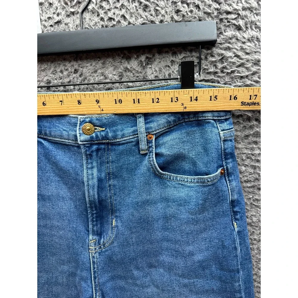 Boden High Rise Wide Leg Denim Jeans Medium Wash Blue Womens Size 32